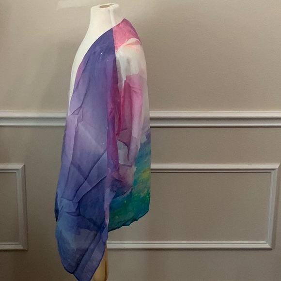 Lisa Blue PEGASUS Cape - Lavender/Pink multi - Picture 4 of 15